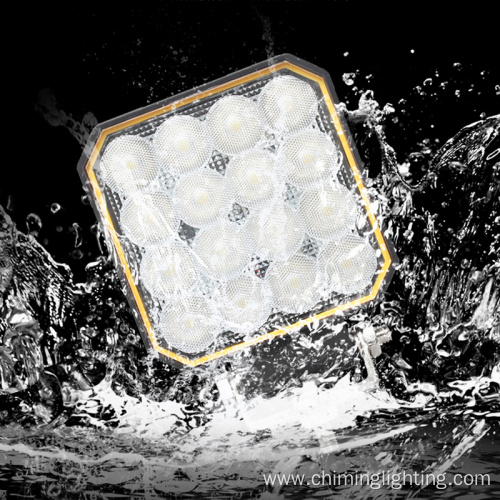 4.5 Inch 15W Waterproof Work Light Led Square Driving Tractors Lights For Tractor Truck Off Road